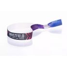 R-PET Wristband (15x340 mm, full-colour custom printed on one side, eco-friendly, variable data) with metal ring - EXPRESS