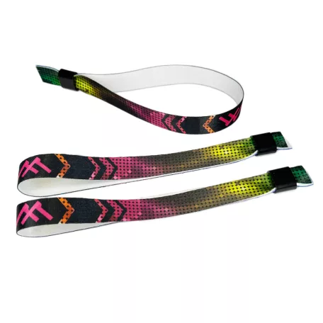 Fabric wristbands 15x300 mm (CHILD-size) - full-colour printed on 1 side - with PST (plastic self-closing tube) - EXPRESS