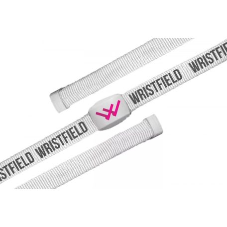 LED radio controlled flashing fabric wristbands 1C printed - EXPRESS