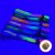 UV Reflective Fabric wristbands (15x340mm, full-colour custom printed on one side) - with bamboo-plastic self-closing tube