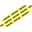 Fabric wristbands 15x340 mm - BACKSTAGE pattern - with plastic self-closing tube