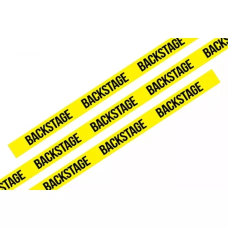 Fabric wristbands 15x340 mm - BACKSTAGE pattern - with plastic self-closing tube