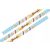 Fabric wristbands 15x340 mm - October fest Beer Frankfurter pattern - with plastic self-closing tube