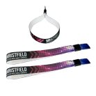 Fabric wristbands 15x340 mm full-colour custom printed on 1 side - with PST (plastic self-closing tube) - EXPRESS