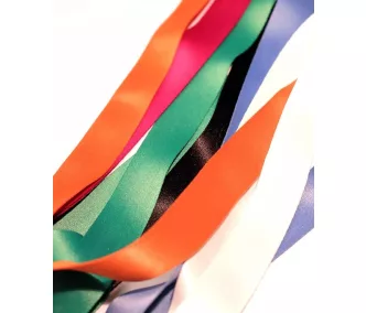 Satin Plain Lanyards 20x900 mm - with metal thumb hook