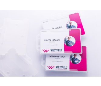 Plastic card 85x54 mm - full-colour printed on both sides