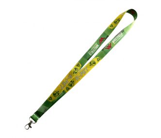   R-PET Lanyard 20x900 mm - Made of recycled PET bottle - full colour printing on both sides