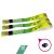 R-PET Wristband (15x340 mm, full-colour custom printed on one side, eco-friendly) - with plastic self-closing tube