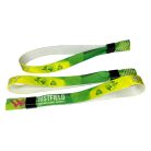 R-PET Wristband (15x340 mm, full-colour custom printed on one side, eco-friendly) - with plastic self-closing tube