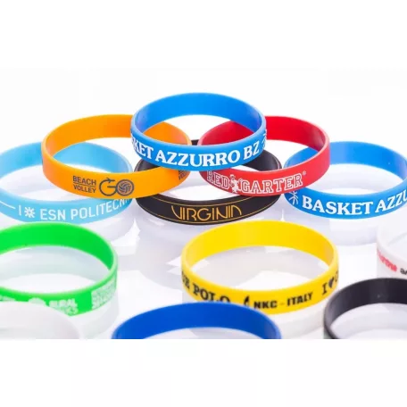 Silicone wristbands - debossed
