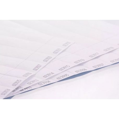 Tyvek 1" wristbands with full-colour printing + STUB