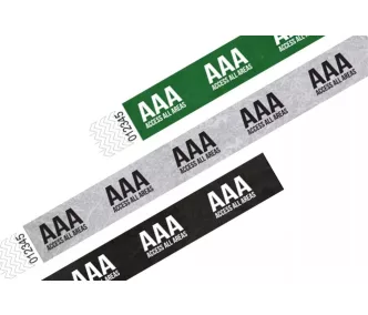 Tyvek 1 wristbands Patterns - AAA