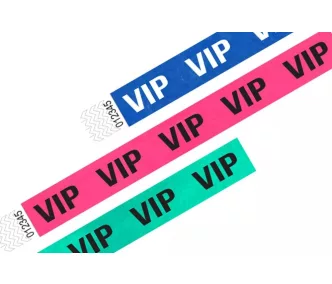 Tyvek 1 wristbands Patterns - VIP
