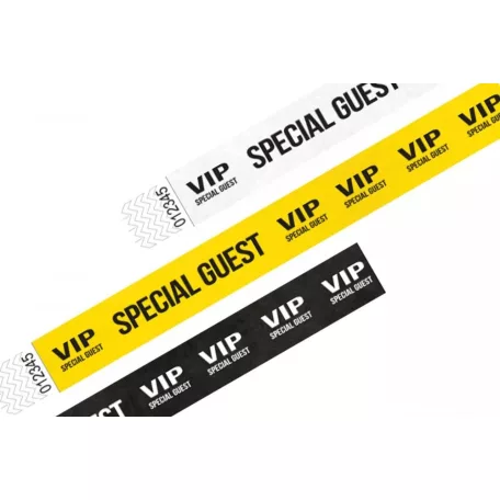 Tyvek 1 wristbands Patterns - VIP Special Guest