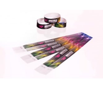 Tyvek 3/4" wristbands with full-colour printing