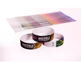 Tyvek 3/4" wristbands with full-colour printing
