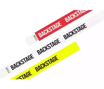 Tyvek 3/4 wristbands Patterns - BACKSTAGE