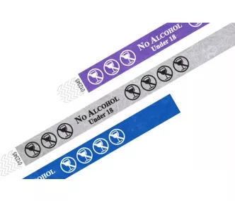 Tyvek 3/4 wristbands Patterns - No Alcohol U18