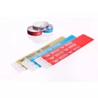 Tyvek 3/4" wristbands with 1 colour + glow in the dark printing (need to be charged up via light)