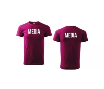 T-Shirt unisex round neck - MEDIA