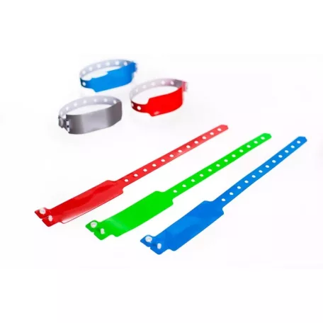 Vinyl Wide Face wristbands - plain