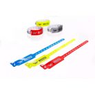 Vinyl Wide Face wristbands - 1 colour printed