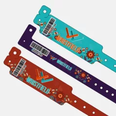 FULL-COLOUR PRINTED PLASTIC WRISTBANDS