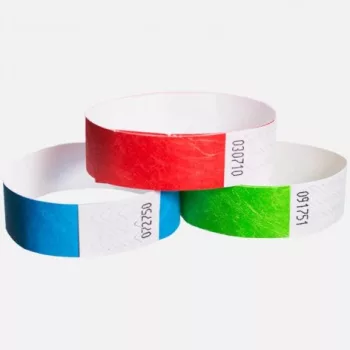 PLAIN TYVEK WRISTBANDS